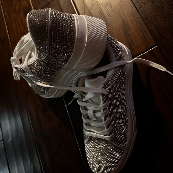 Rhinestone tennis by Jessica Simpson Gorgeous! Pictures don’t do them justice!! - Picture 2 of 4